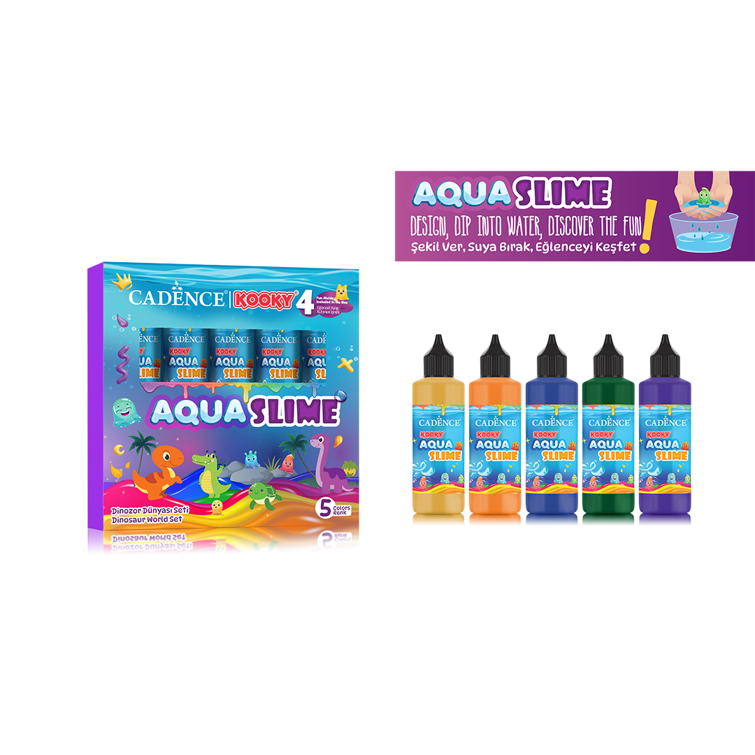 Aqua Slime – Dinasour – 5 Colors