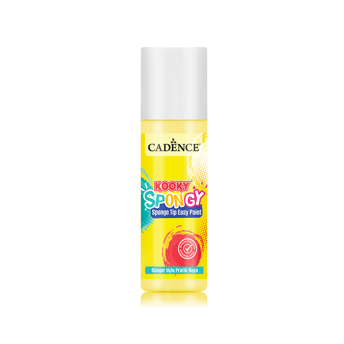 Yellow — Brushible Kids Sponge Tip Easy Paint bottle