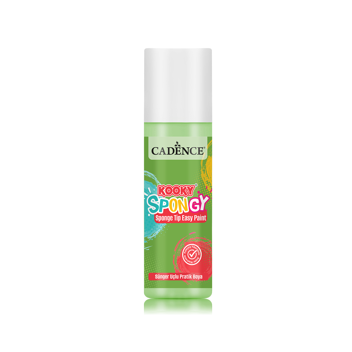 Grass Green — Brushible Kids Sponge Tip Easy Paint bottle