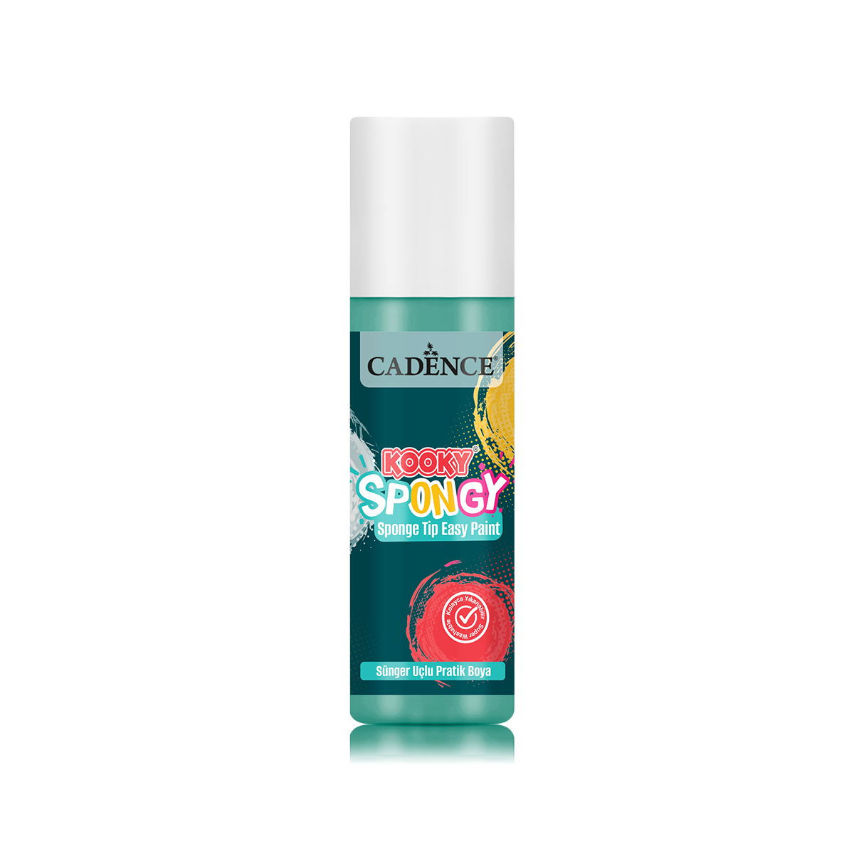 Turquoise — Brushible Kids Sponge Tip Easy Paint bottle