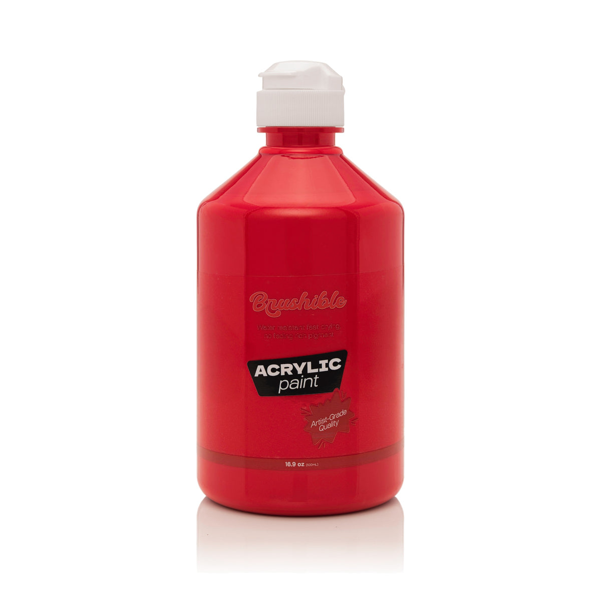 Red — Brushible acrylic, 16.9 oz bottle