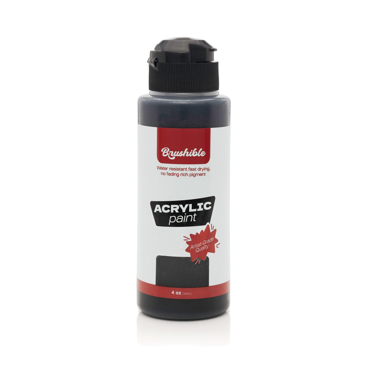 Black — Brushible acrylic, 4 oz bottle