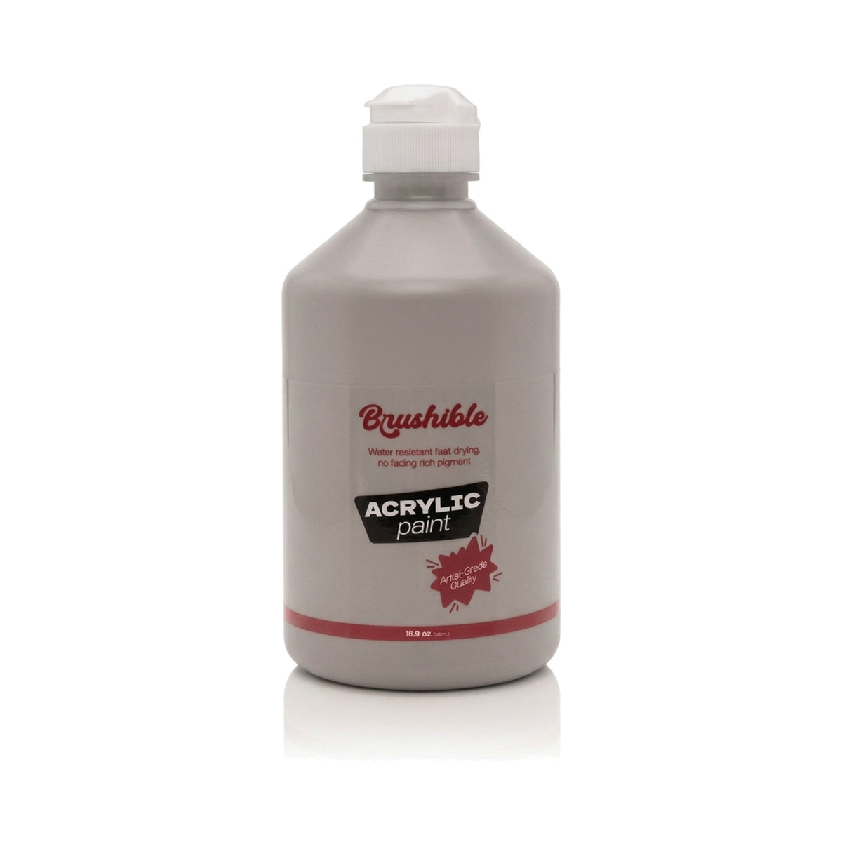 Neutral Gray — Brushible acrylic, 16.9 oz bottle