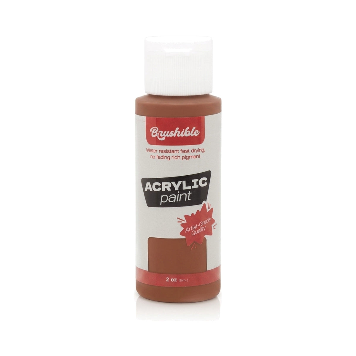 Burnt Sienna — Brushible acrylic, 2 oz bottle