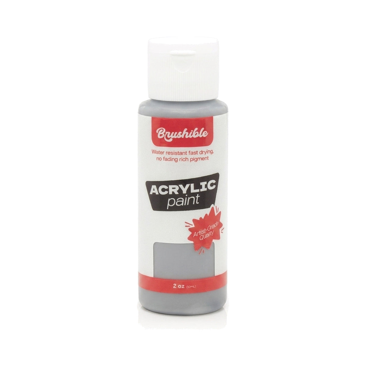 Graphite Gray — Brushible acrylic, 2 oz bottle