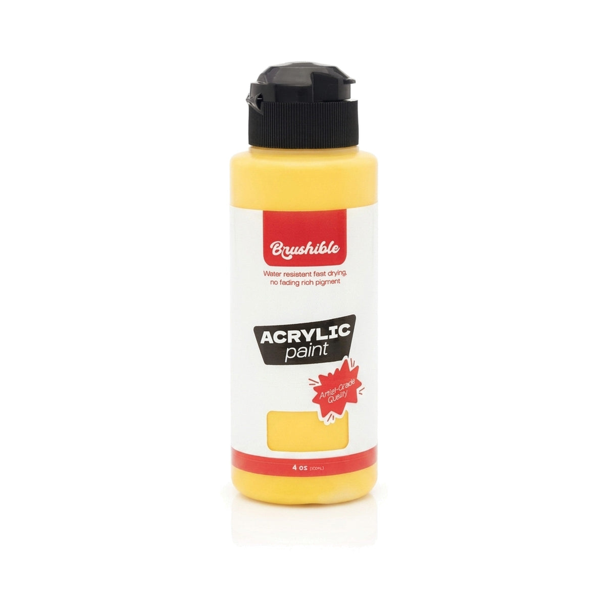 Hansa Yellow Medium — Brushible acrylic, 4 oz bottle