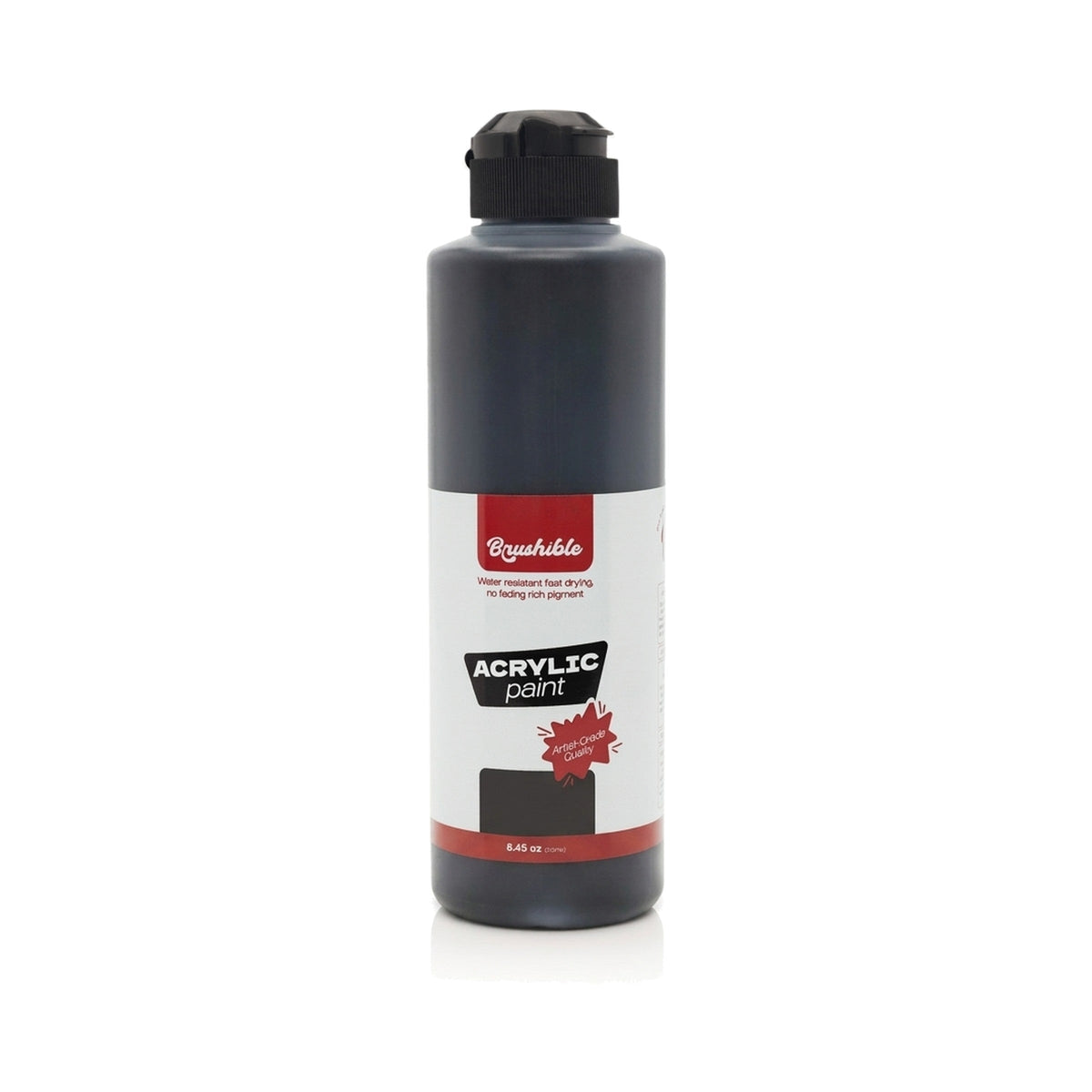 Black — Brushible acrylic, 8.45 oz bottle
