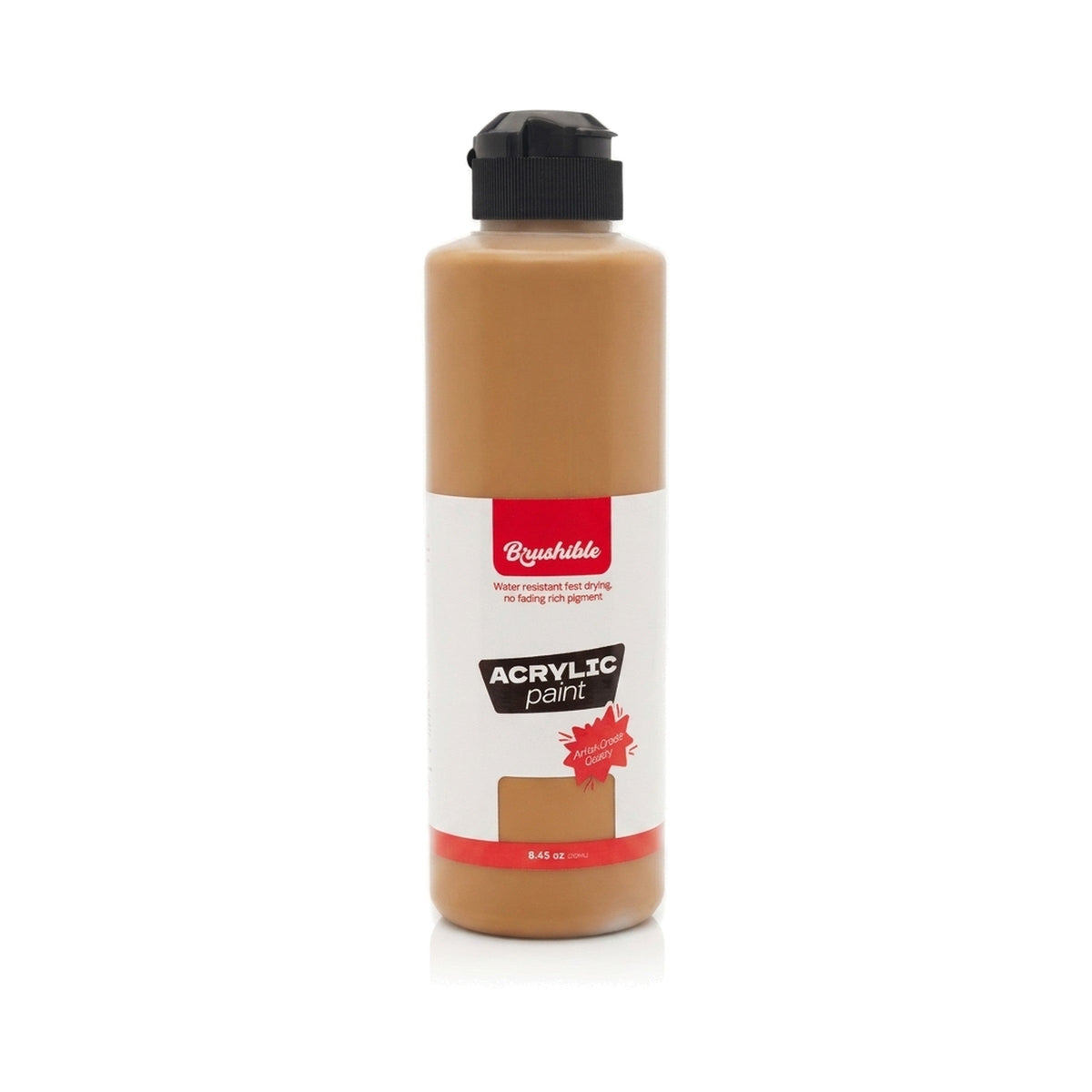 Raw Sienna — Brushible acrylic, 8.45 oz bottle