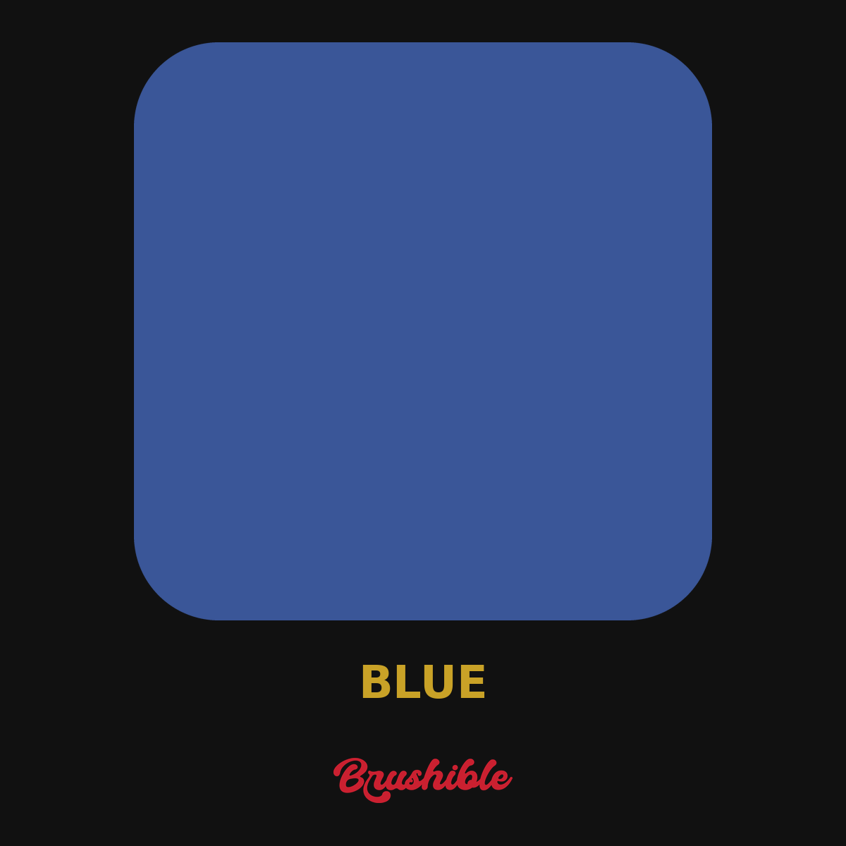 Blue — Brushible Artist Soft Body acrylic