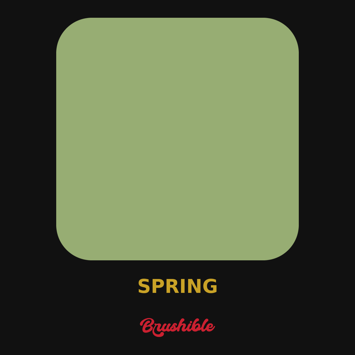 Spring — Brushible Artist Soft Body acrylic