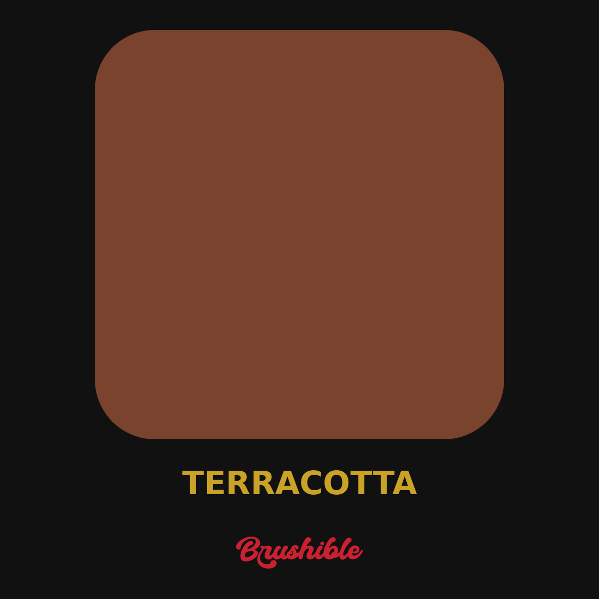 Terracotta — Brushible Artist Soft Body acrylic