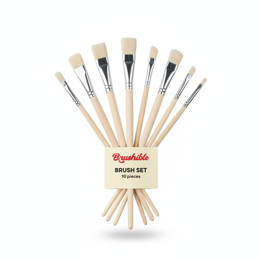 Brushible Everyday Brush Set — 10 pieces — Brushible