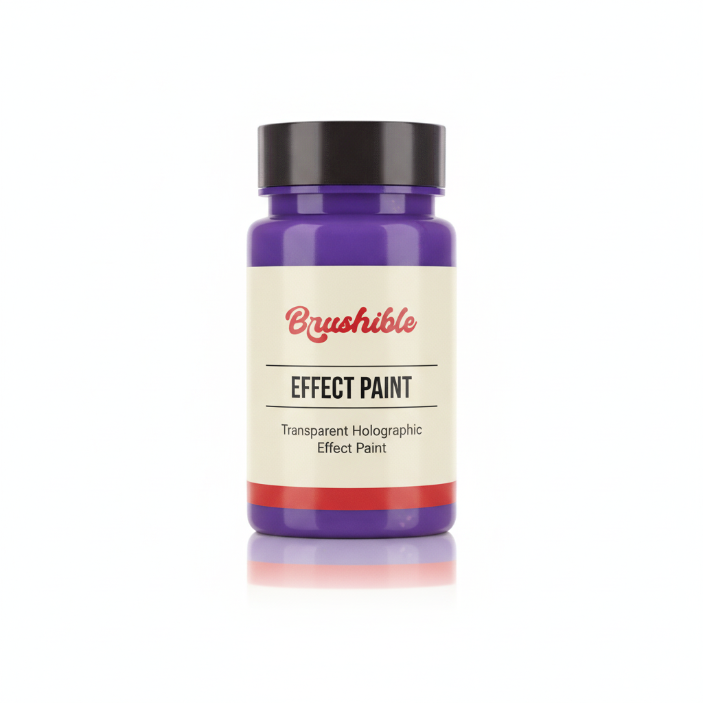 Brushible Everyday Transparent Holographic Effect Paint — Brushible