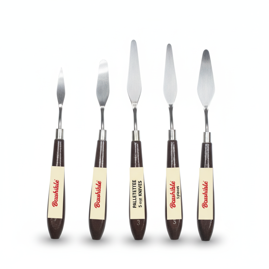 Brushible Everyday Palette Knife Set — 5 pieces — Brushible