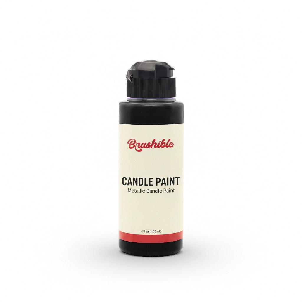 Black — Brushible Everyday Metallic Candle Paint bottle