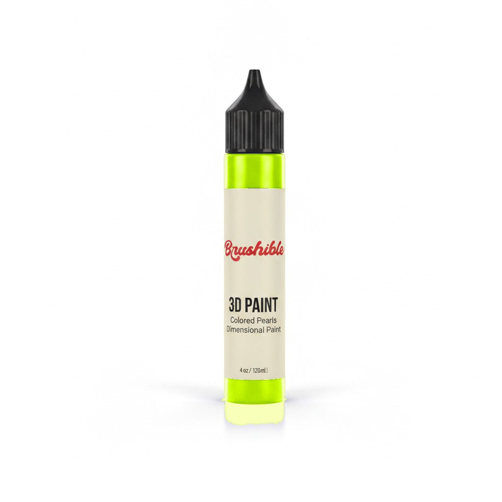 Flouroscent Yellow — Brushible Everyday Colored Pearls Dimensional Paint bottle