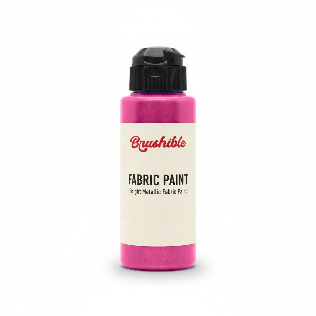 Cyclamen — Brushible Everyday Bright Metallic Fabric Paint bottle