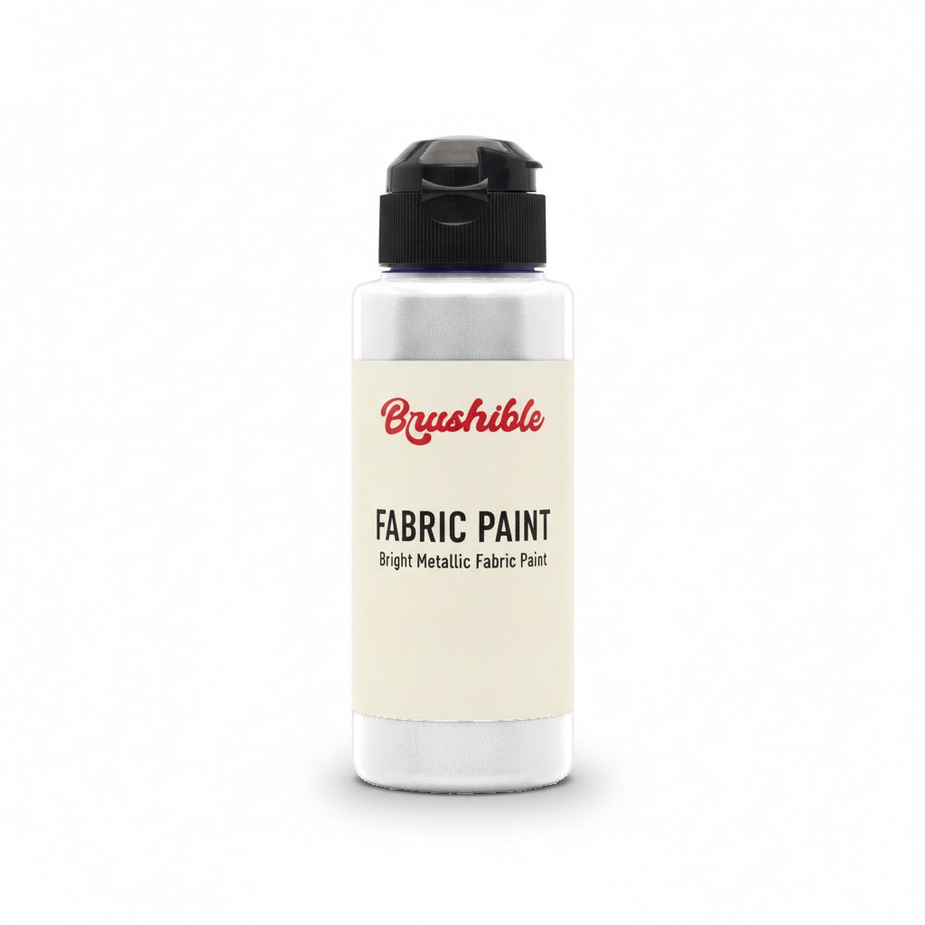 Platinum — Brushible Everyday Bright Metallic Fabric Paint bottle