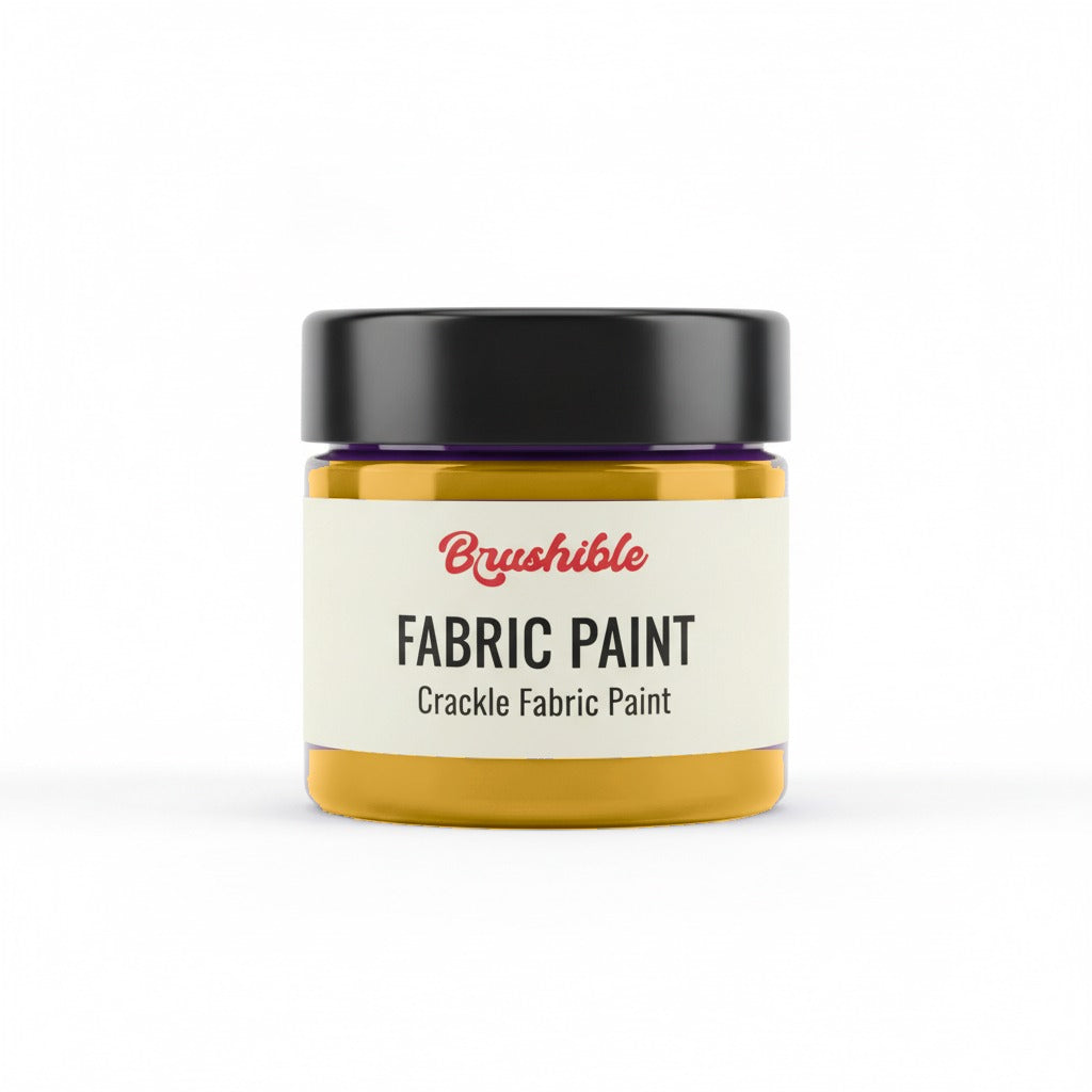Oxide Yellow — Brushible Everyday Crackle Fabric Paint bottle