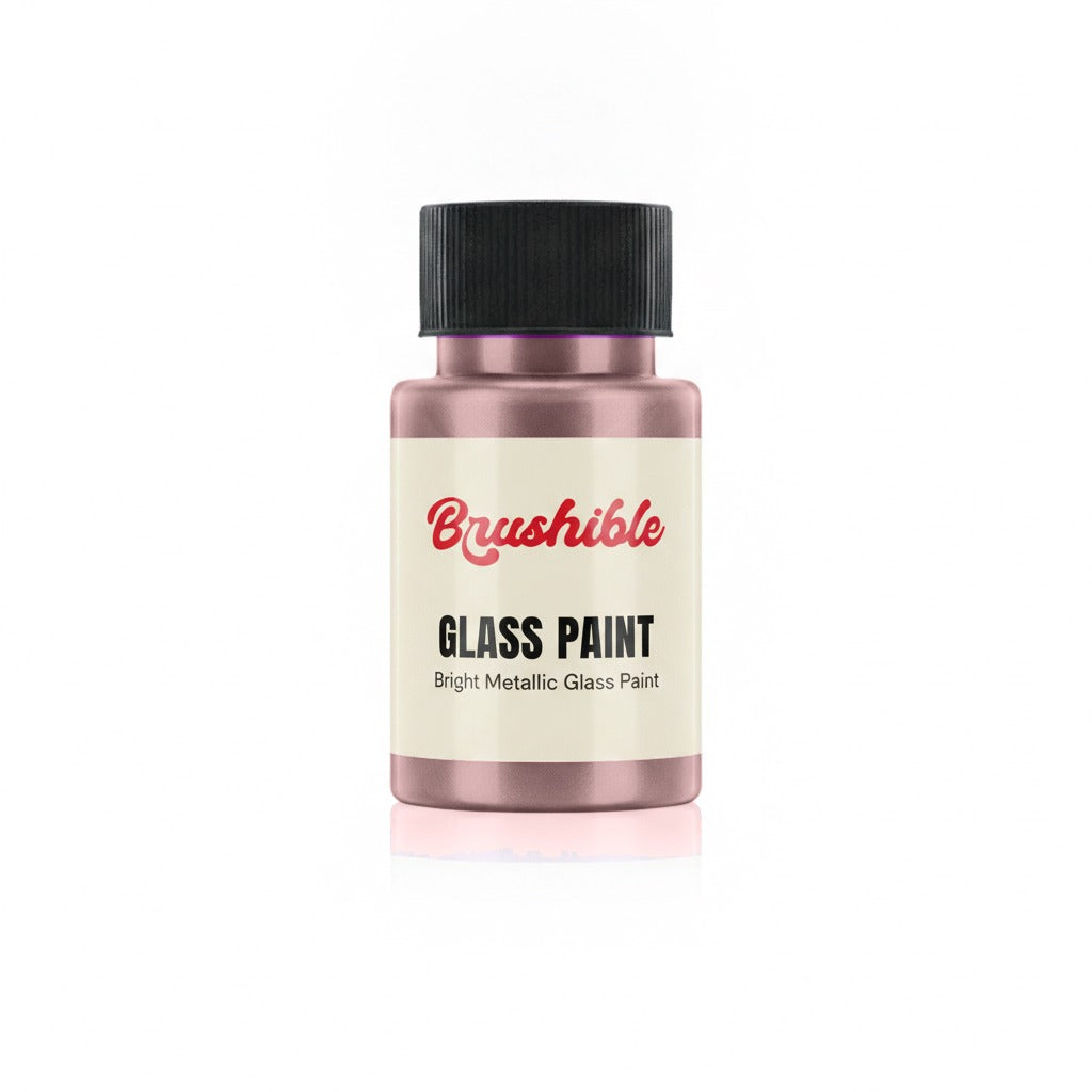 Antique Pink — Brushible Everyday Bright Metallic Glass Paint bottle
