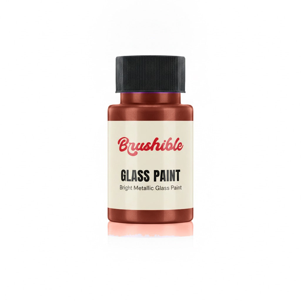 Chestnut — Brushible Everyday Bright Metallic Glass Paint bottle