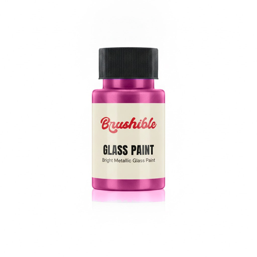 Cyclamen — Brushible Everyday Bright Metallic Glass Paint bottle