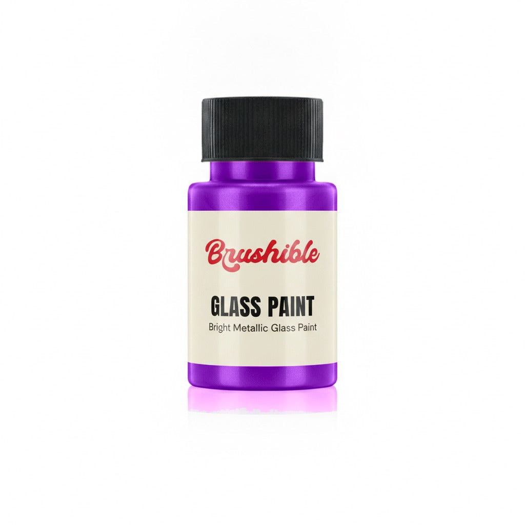 Dark Orchid — Brushible Everyday Bright Metallic Glass Paint bottle