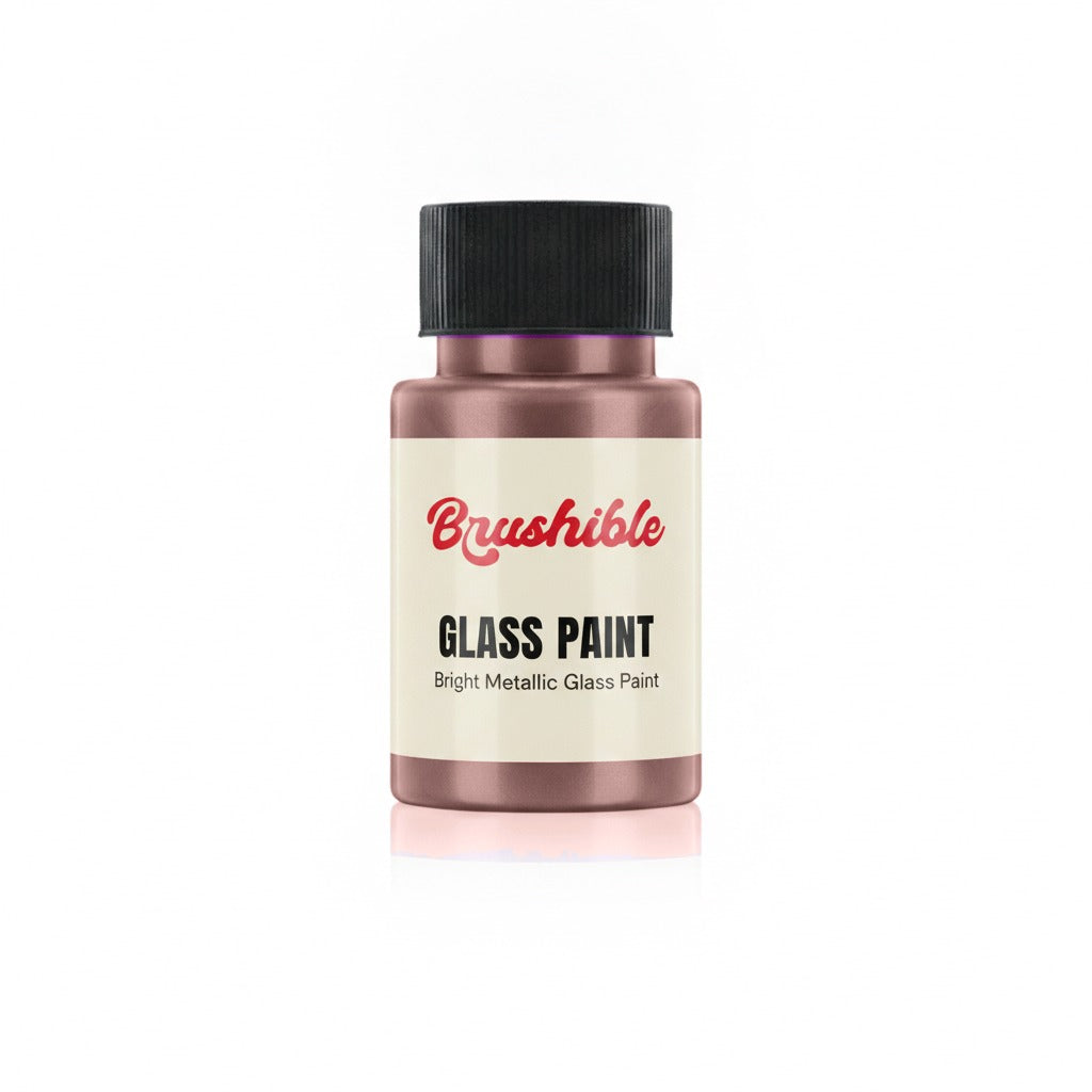 Pink Brown — Brushible Everyday Bright Metallic Glass Paint bottle