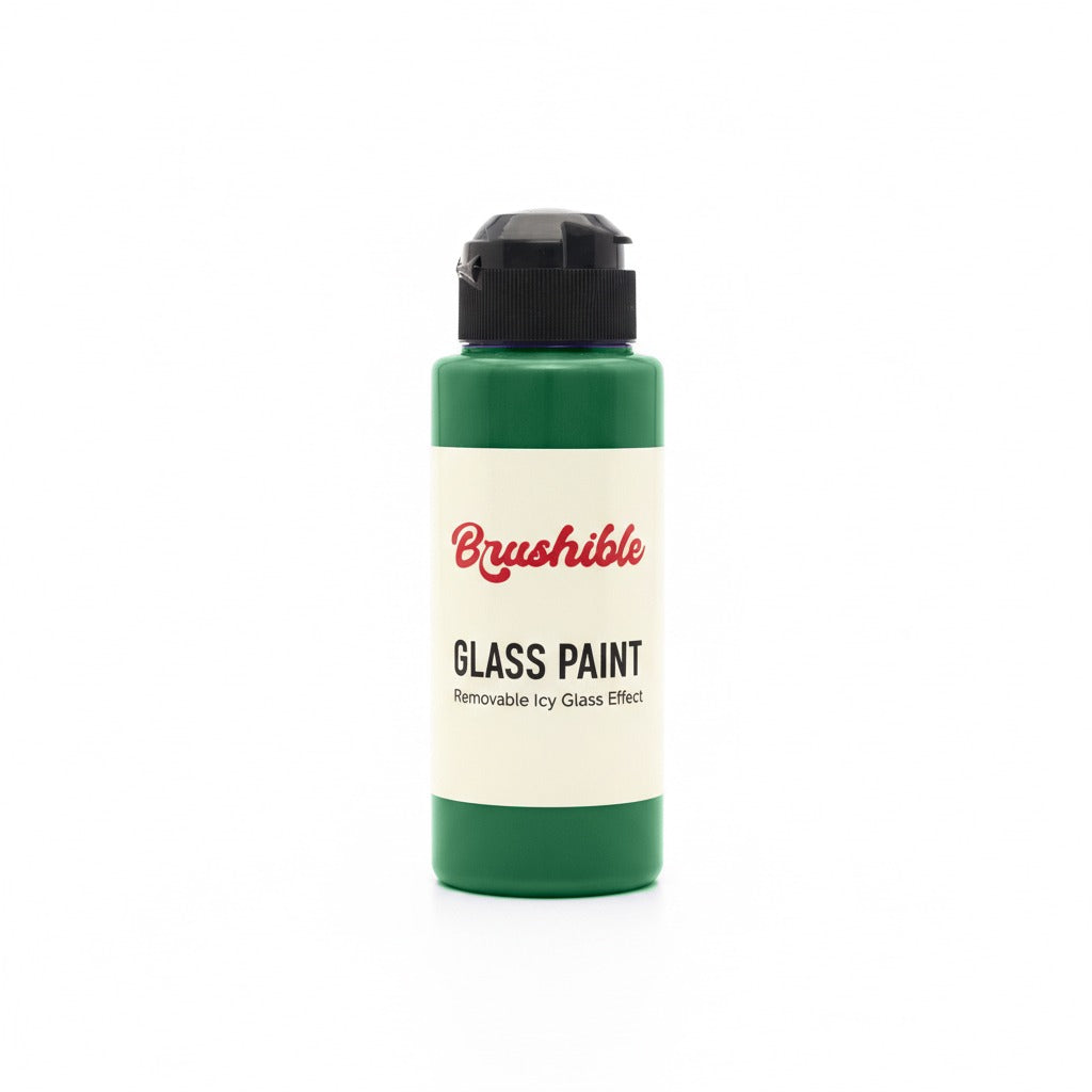 Green — Brushible Everyday Removable Icy Glass Effect bottle