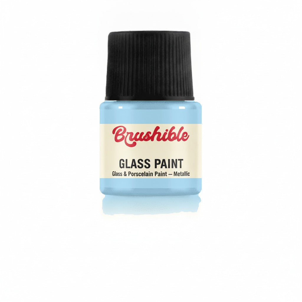 Light Blue — Brushible Everyday Glass & Porcelain Paint — Metallic bottle