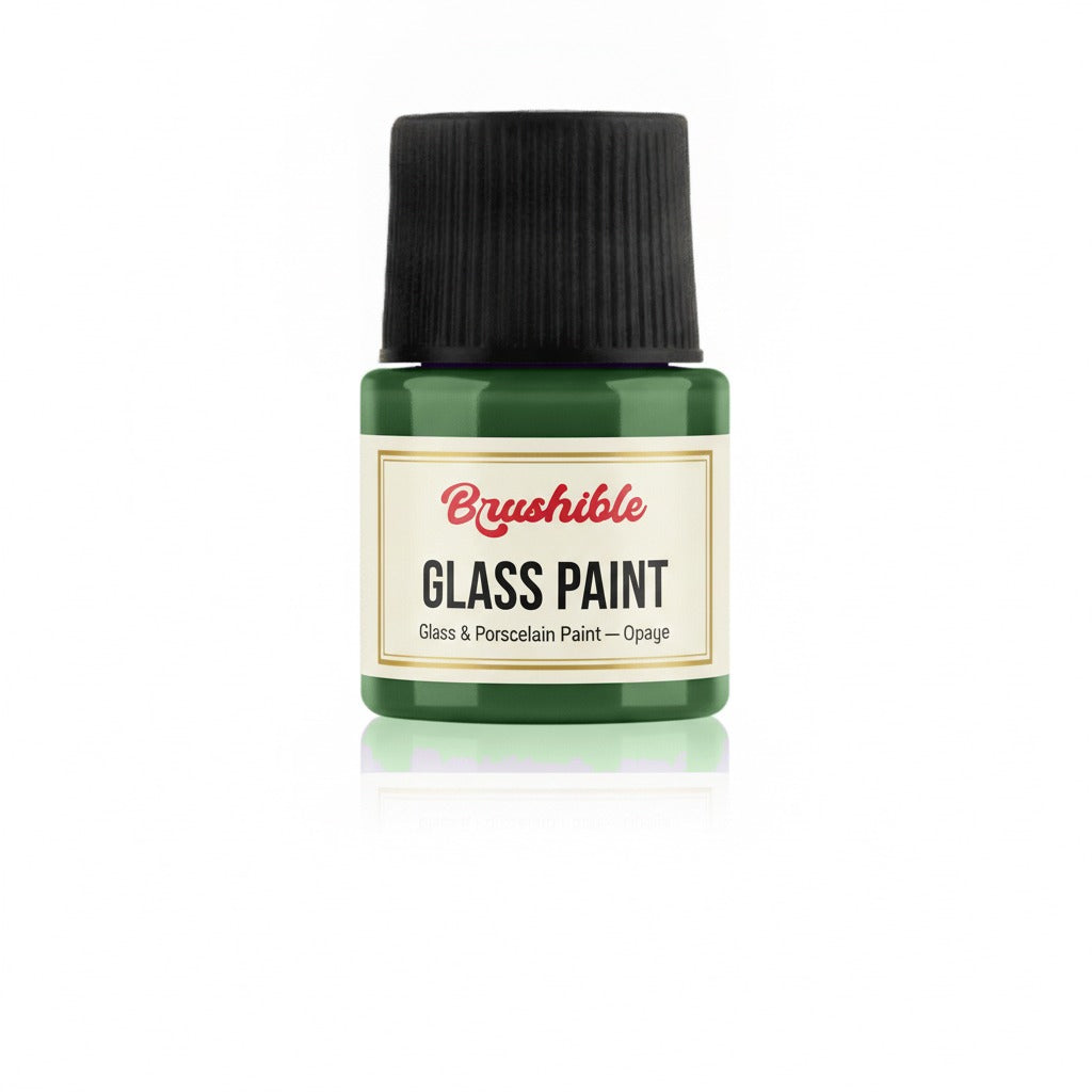 Almond Green — Brushible Everyday Glass & Porcelain Paint — Opaque bottle