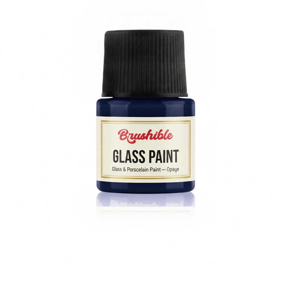 Dark Blue — Brushible Everyday Glass & Porcelain Paint — Opaque bottle