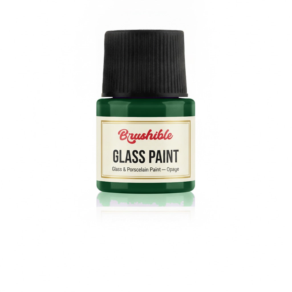 Forest Green — Brushible Everyday Glass & Porcelain Paint — Opaque bottle
