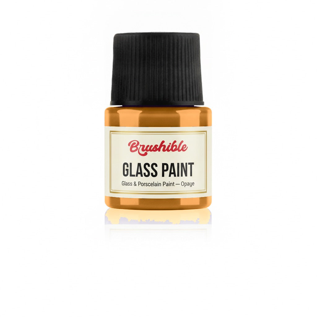 Light Orange — Brushible Everyday Glass & Porcelain Paint — Opaque bottle