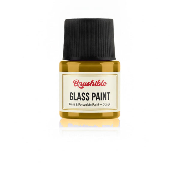 Oxide Yellow — Brushible Everyday Glass & Porcelain Paint — Opaque bottle
