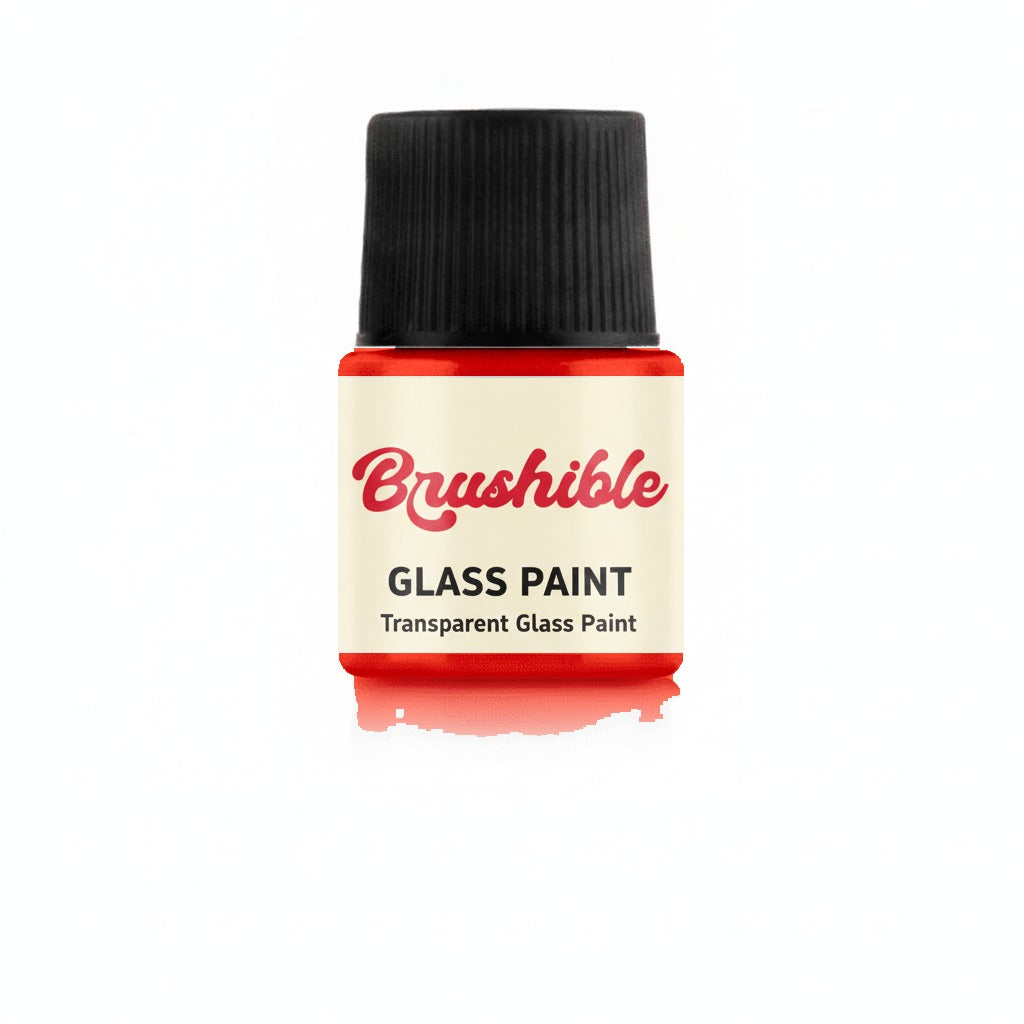 Fire Red — Brushible Everyday Transparent Glass Paint bottle