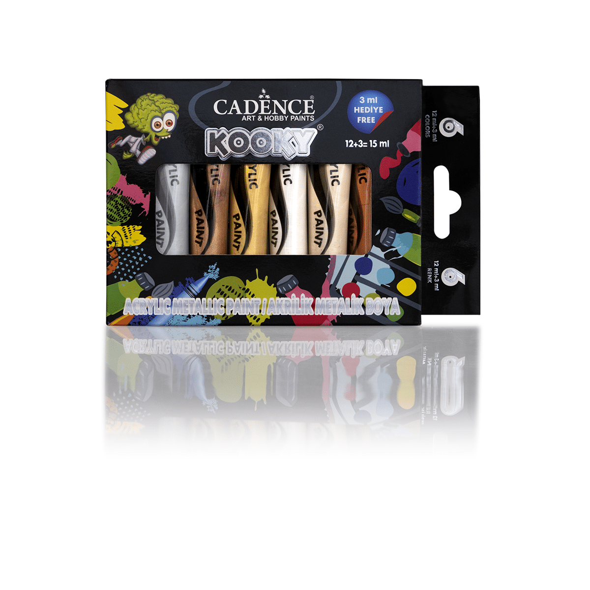 Acrylic Paint Metallic Set – 15ml