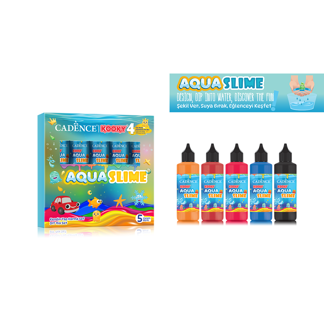 Aqua Slime – Mix – 5 Colors