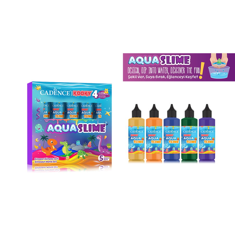 Aqua Slime – Dinasour – 5 Colors