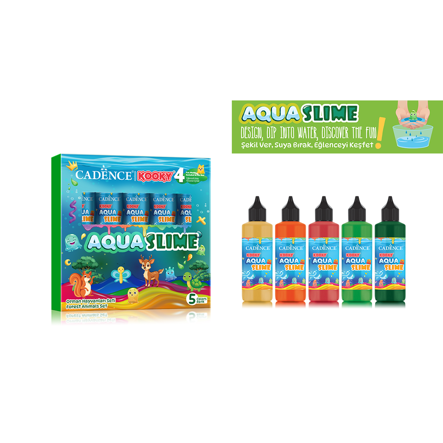 Aqua Slime – Forest Animals – 5 Colors