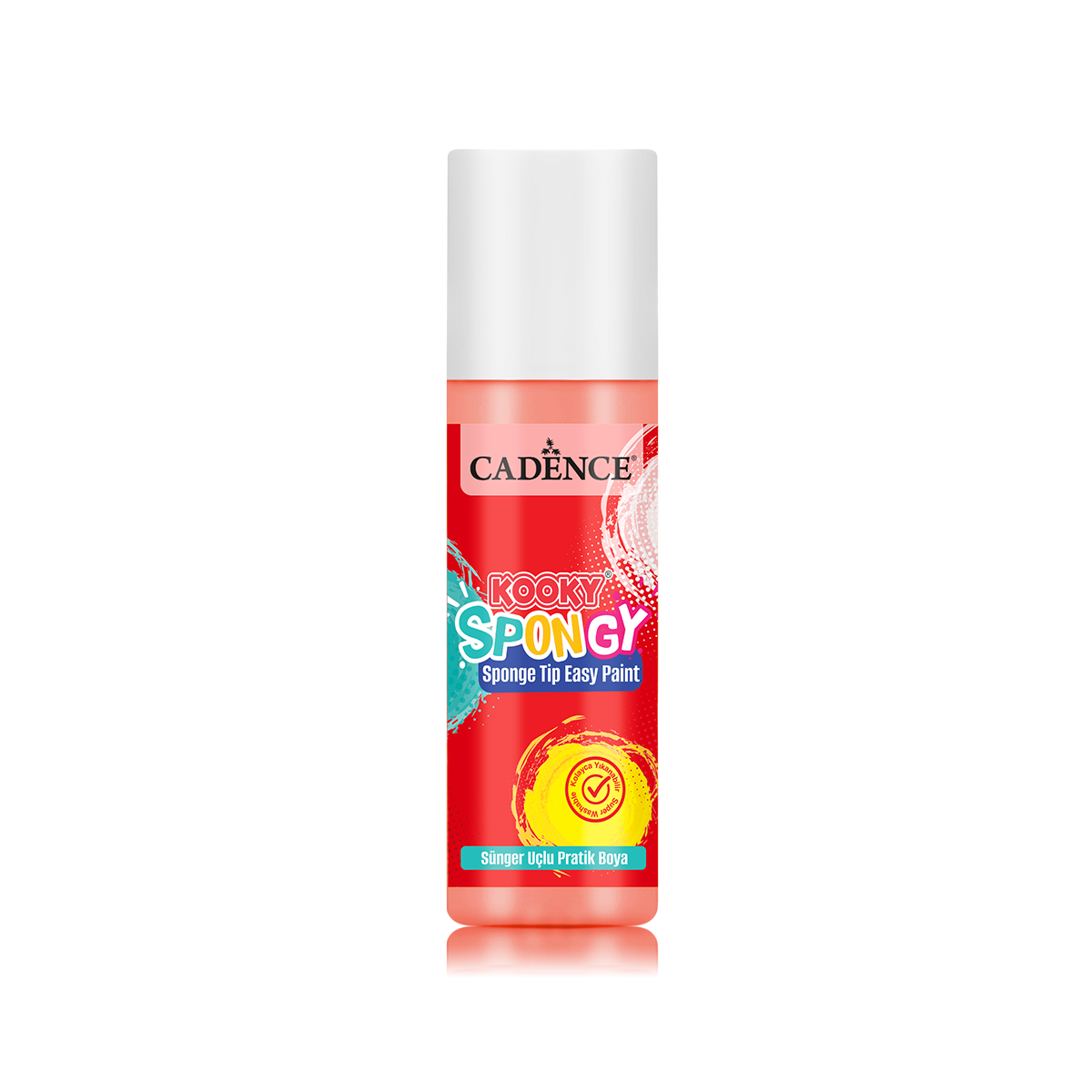Red — Brushible Kids Sponge Tip Easy Paint bottle