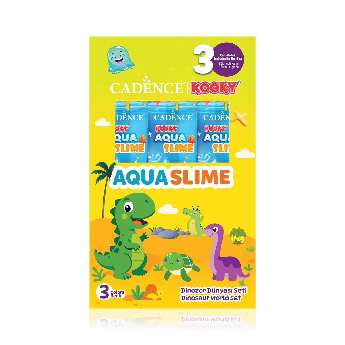 Aqua Slime – Dinasaur World – 3 Colors