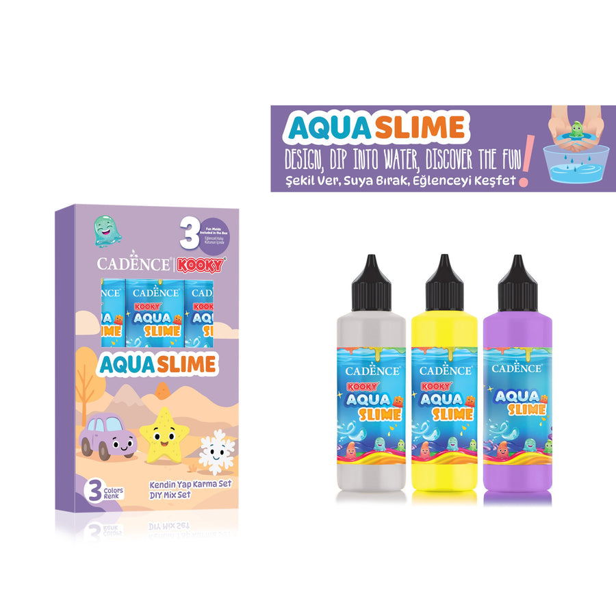 Aqua Slime – DIY Mix Set – 3 Colors