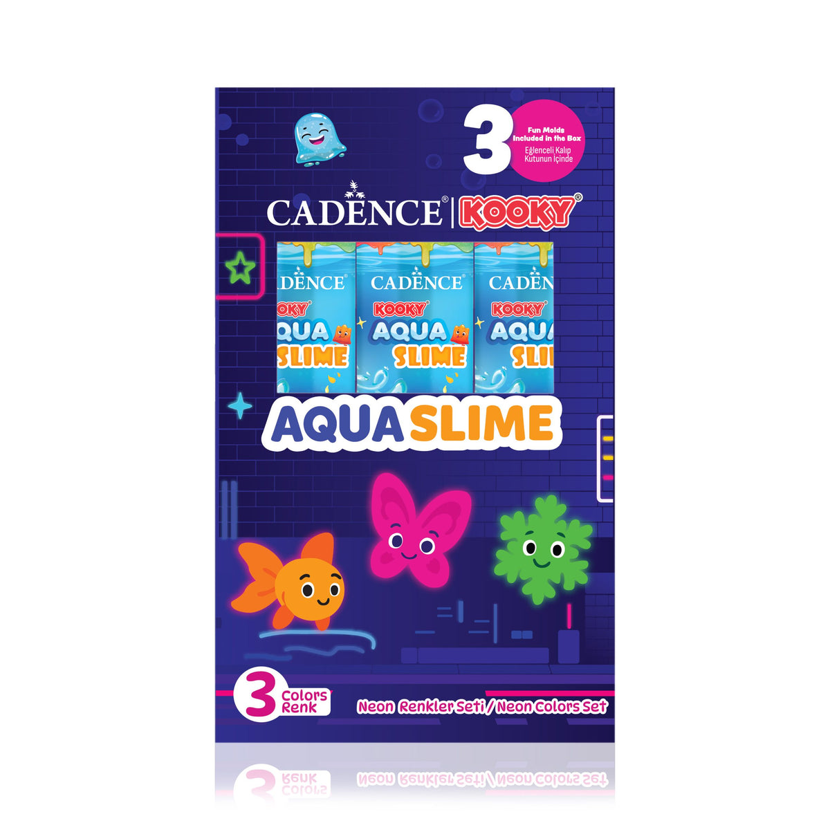 Aqua Slime – Neon Colors – 3 Colors