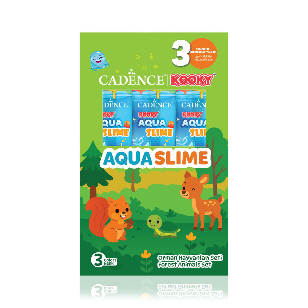 Aqua Slime – Forest Animals – 3 Colors