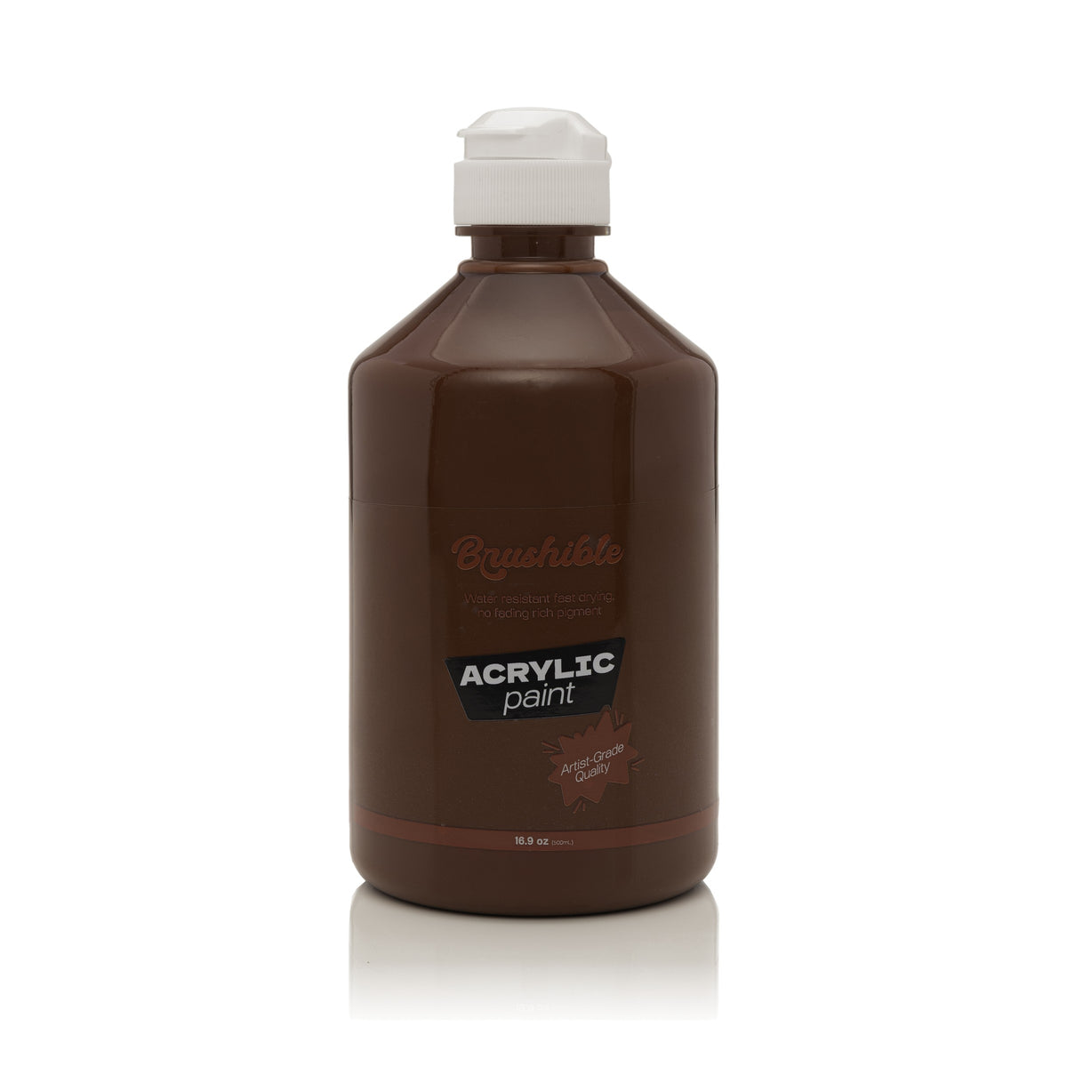Brown — Brushible acrylic, 16.9 oz bottle