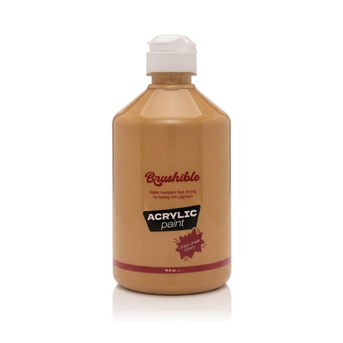 Ground Yellow — Brushible Everyday acrylic, 16.9 oz bottle