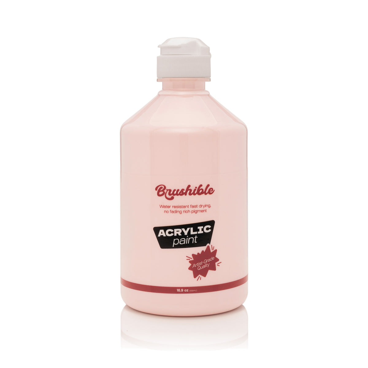 Pink — Brushible acrylic, 16.9 oz bottle