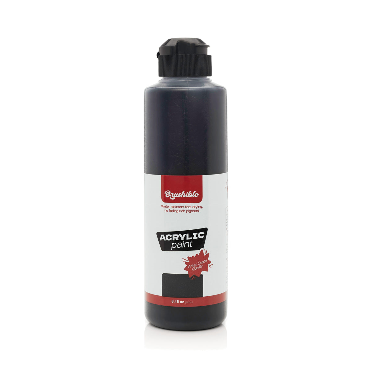 Black — Brushible acrylic, 8.45 oz bottle