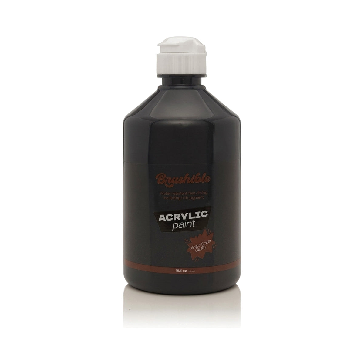 Black — Brushible acrylic, 16.9 oz bottle